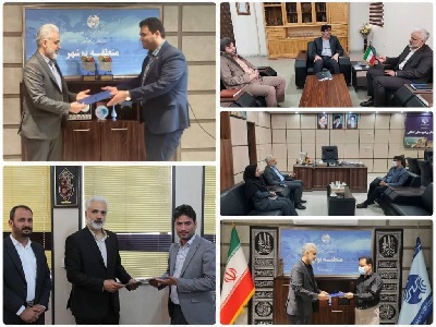 امضاء تفاهم نامه‌ مخابرات منطقه بوشهر و شهرداری های استان در راستای اجرای پروژه های مخابراتی و ارتباطی
